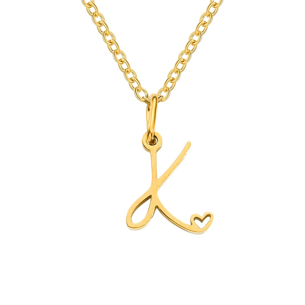 Handwritten Love Letter Pendant Necklace