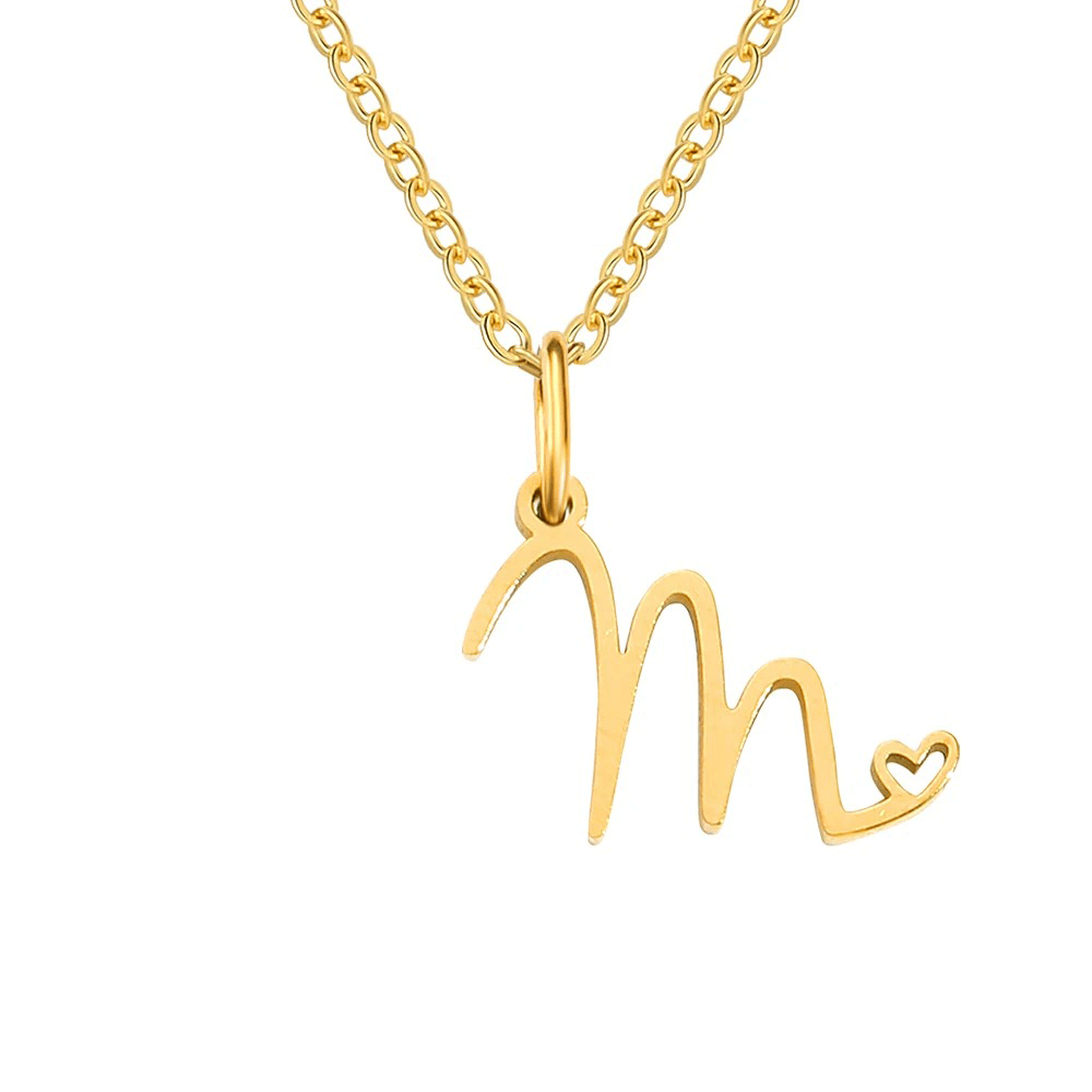 Handwritten Love Letter Pendant Necklace