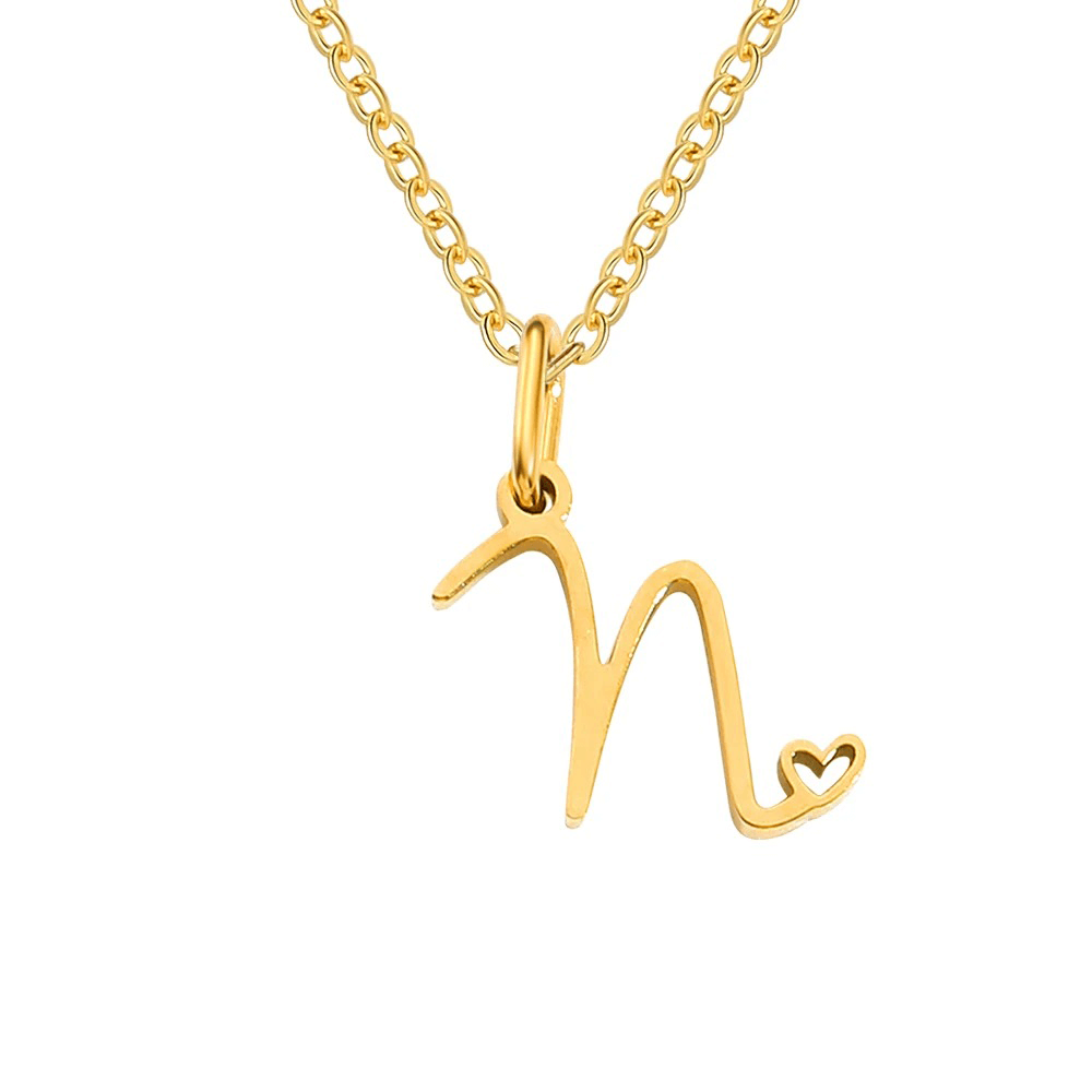 Handwritten Love Letter Pendant Necklace