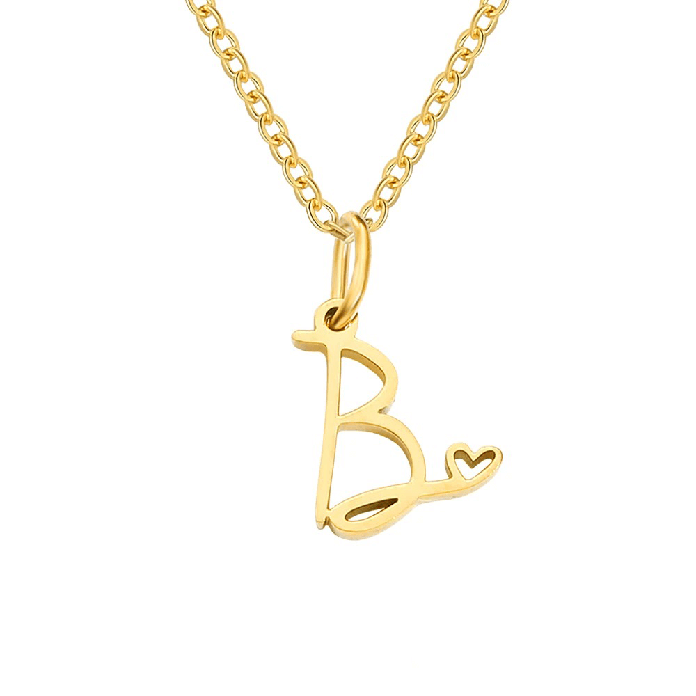 Handwritten Love Letter Pendant Necklace