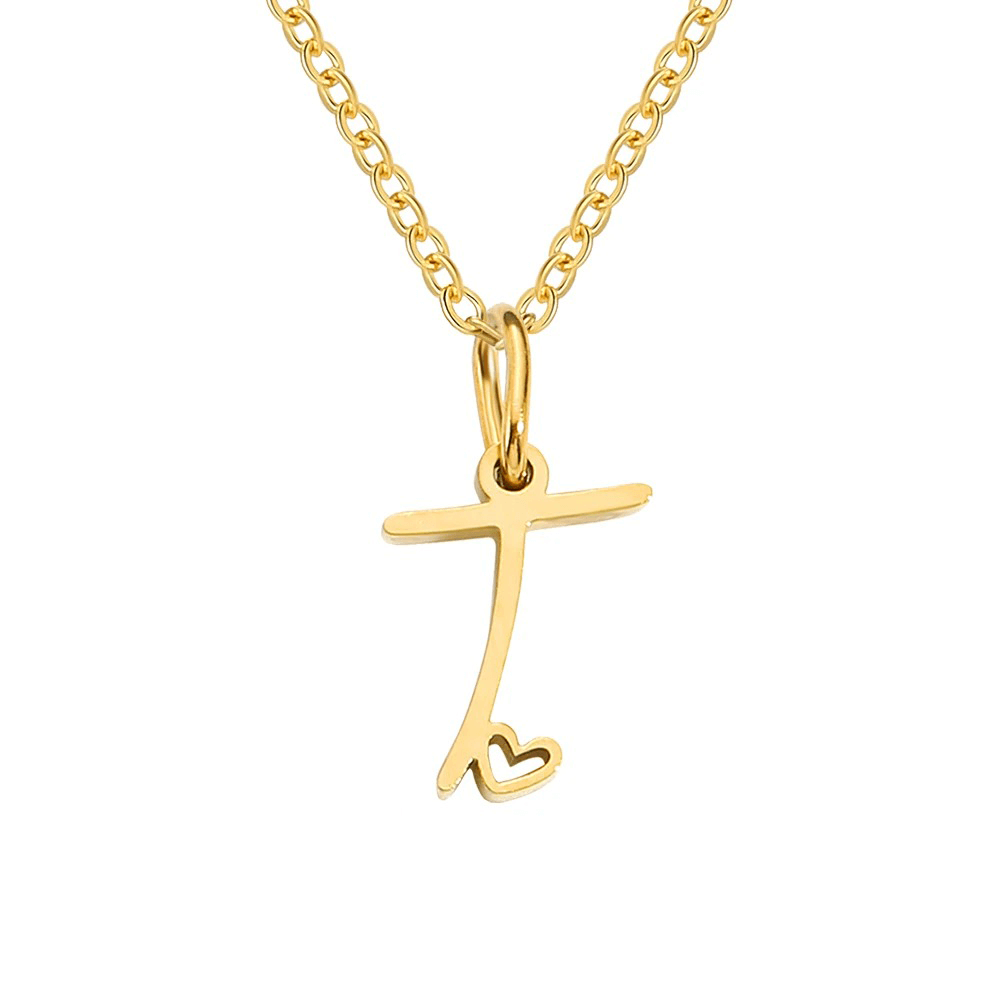 Handwritten Love Letter Pendant Necklace