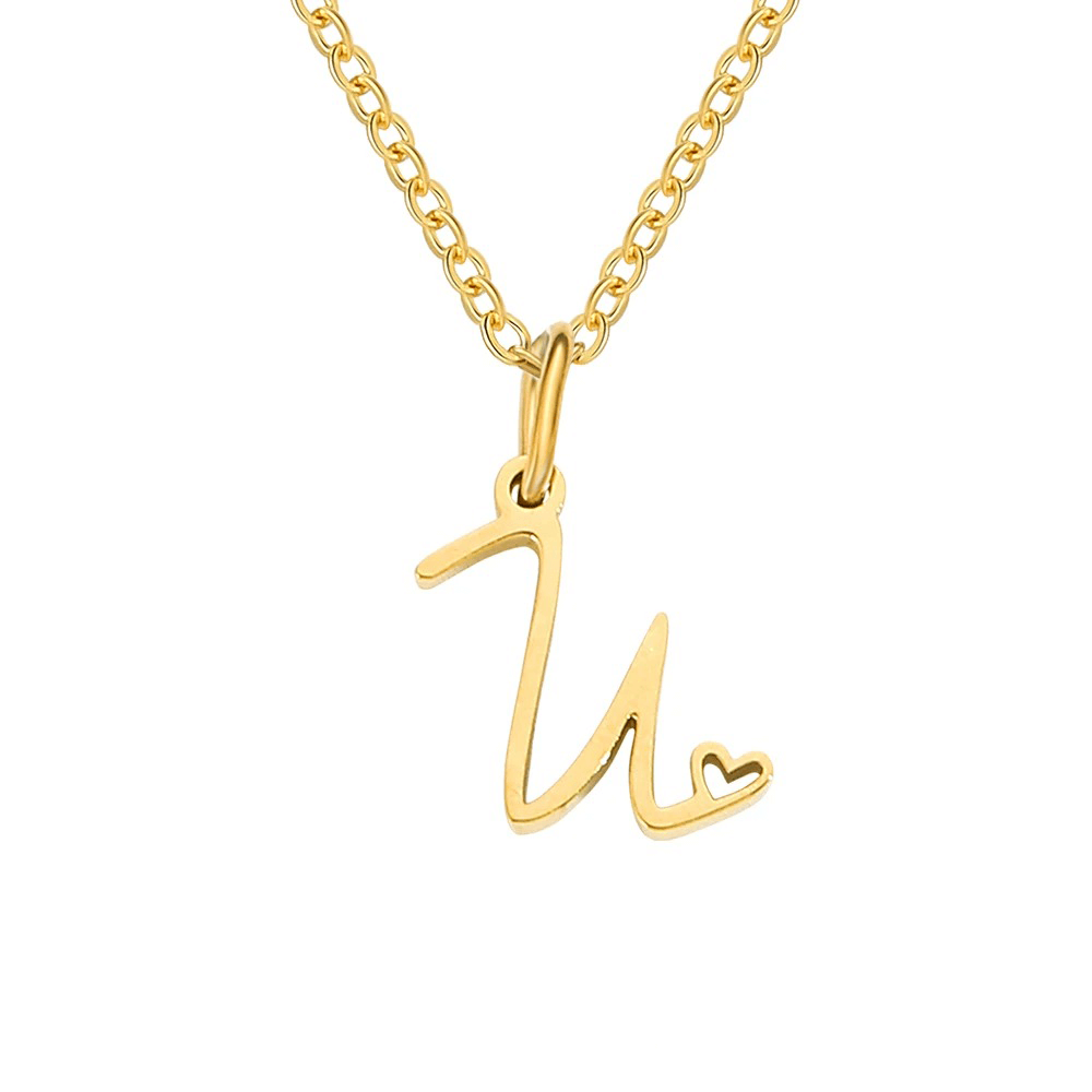 Handwritten Love Letter Pendant Necklace