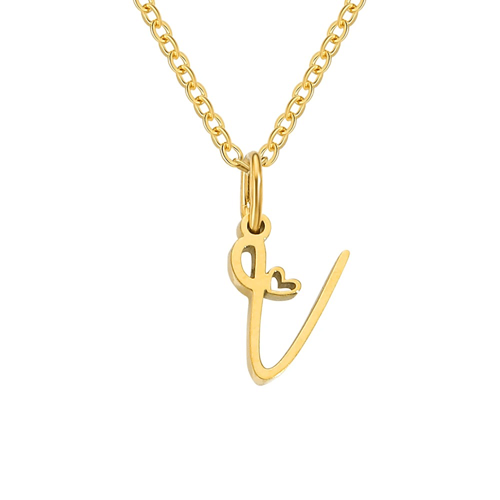 Handwritten Love Letter Pendant Necklace