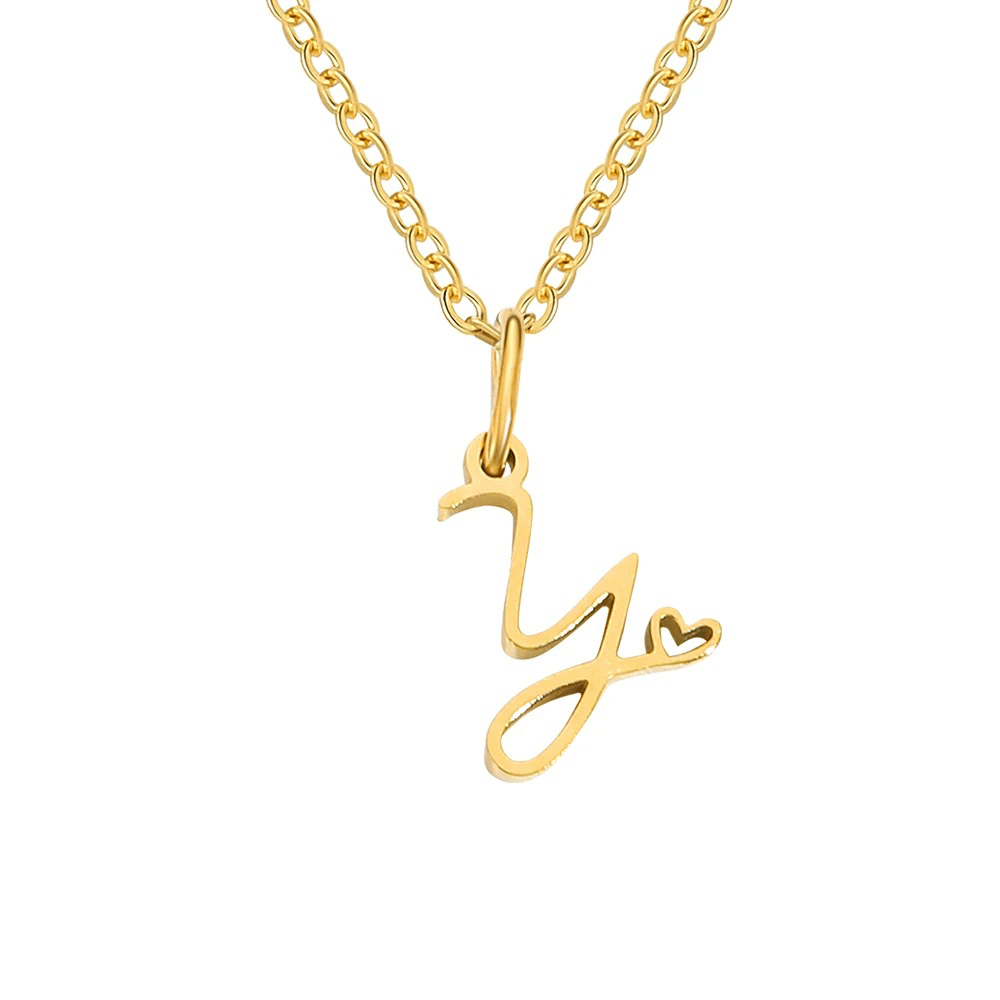 Handwritten Love Letter Pendant Necklace