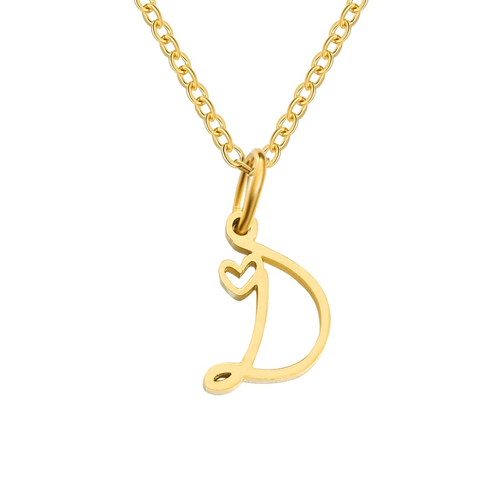 Handwritten Love Letter Pendant Necklace