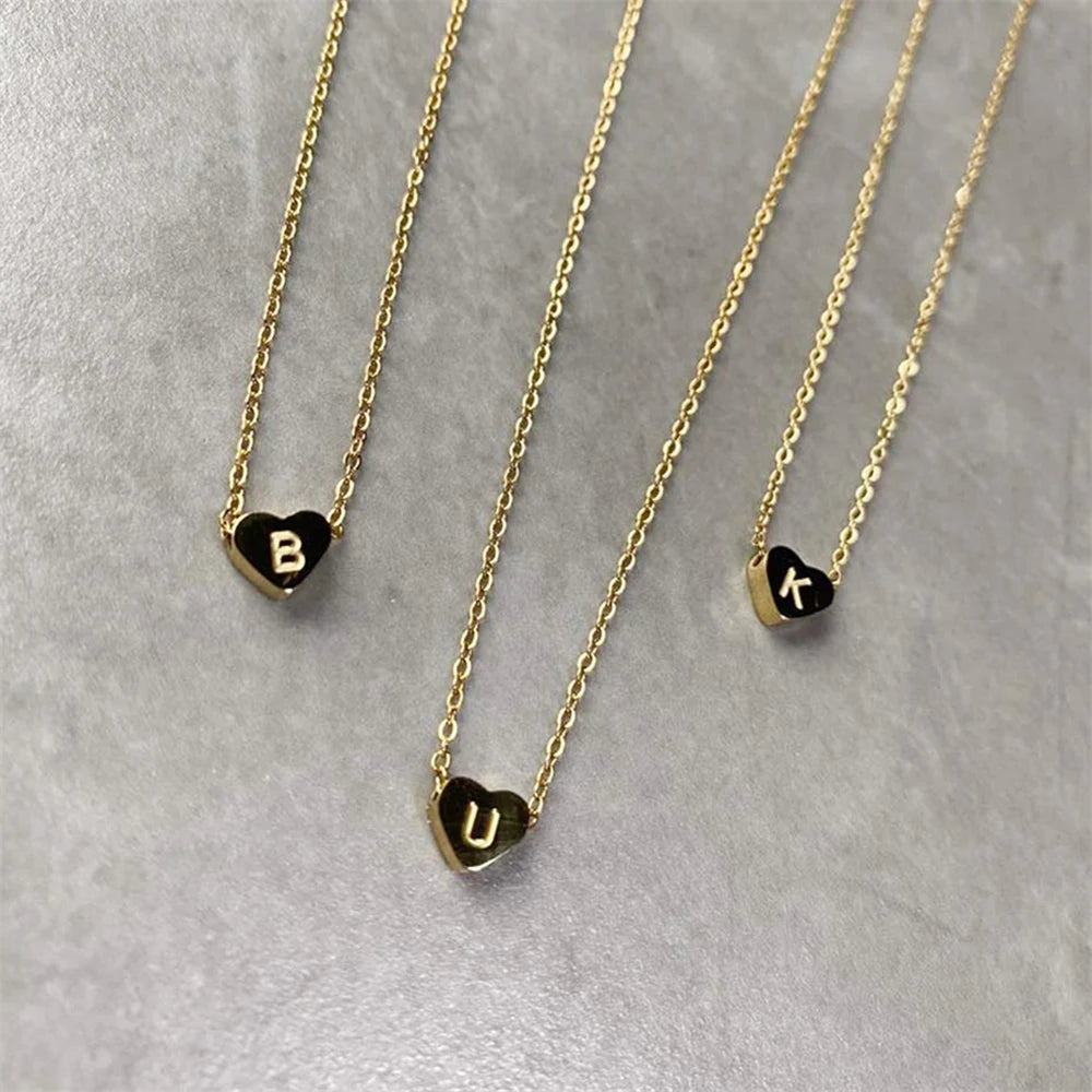 Mini Engraved Heart Necklace
