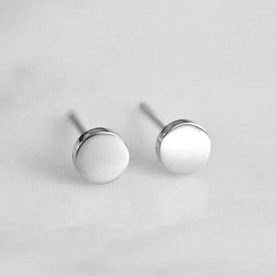 Circle Stud Earrings