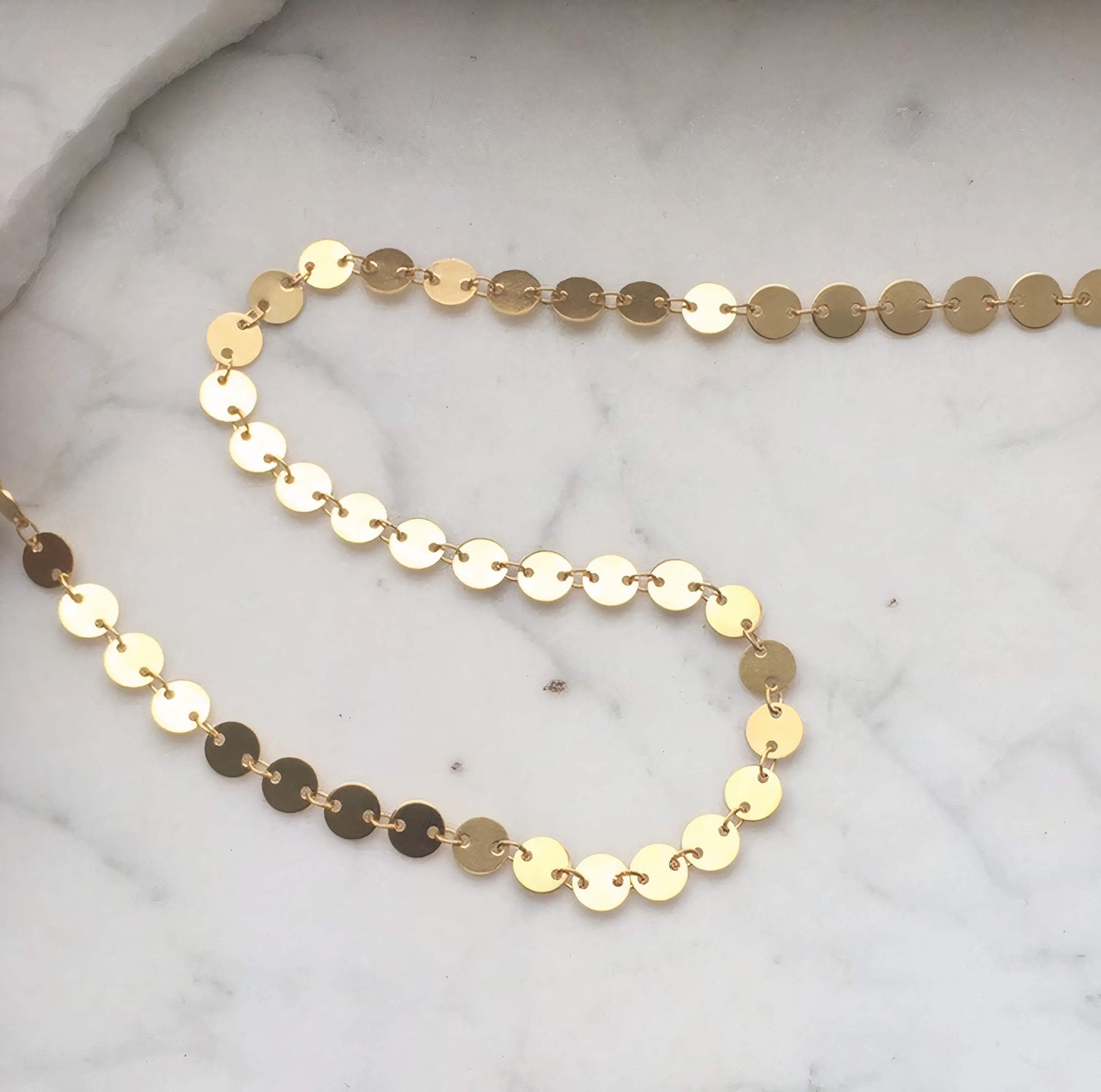 Lucky Coin Choker, Disc Necklace
