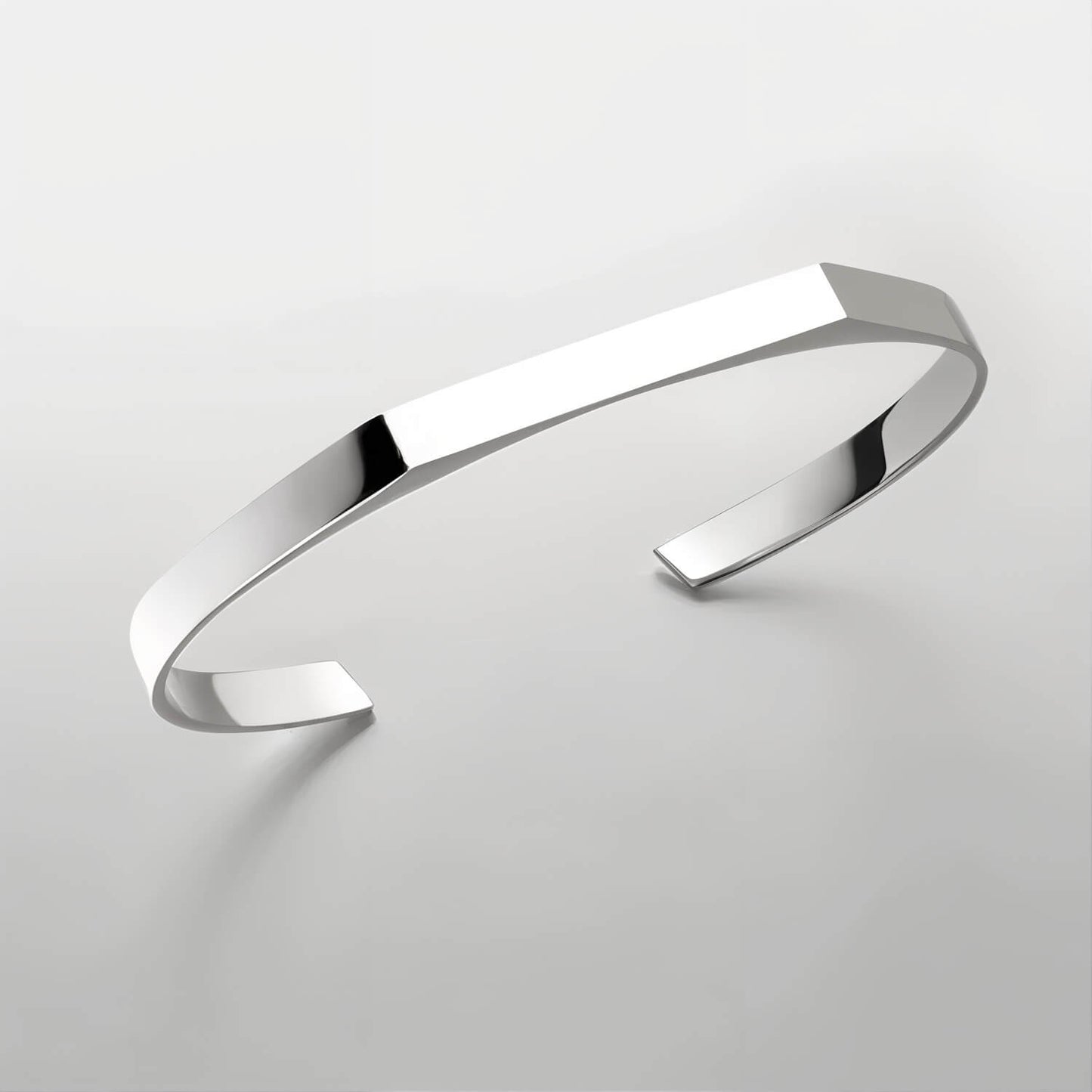 Custom Men's Engravable Signet Cuff Bracelet