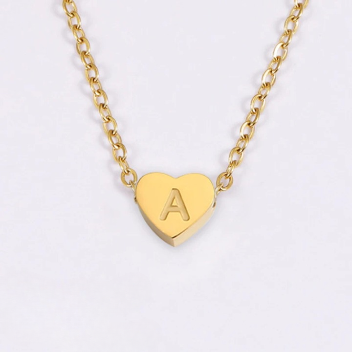 Mini Engraved Heart Necklace