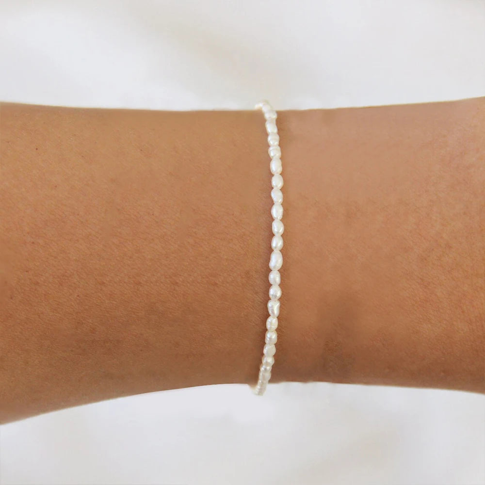 Dainty Full Pearl Bracelet