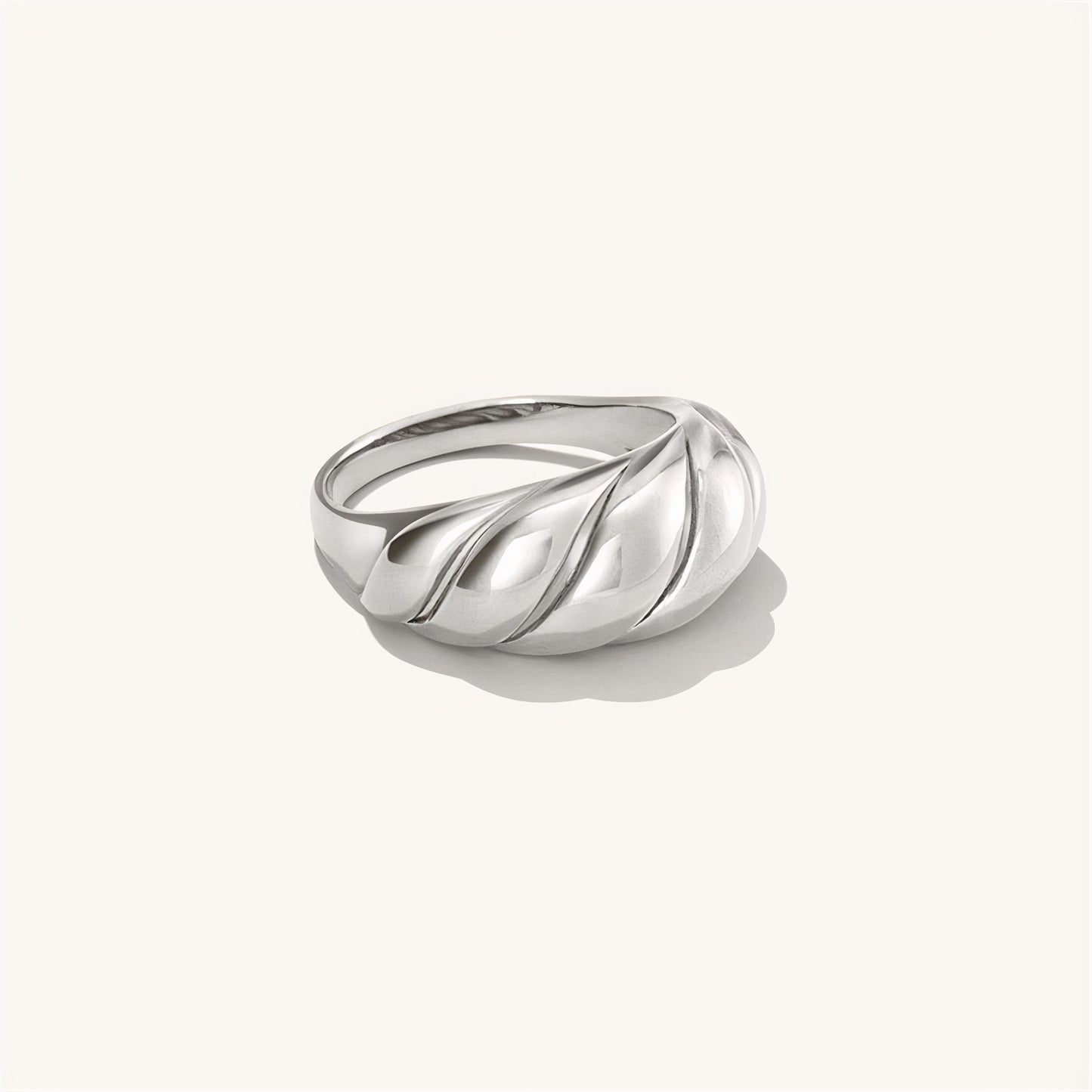 Twisted Croissant Ring