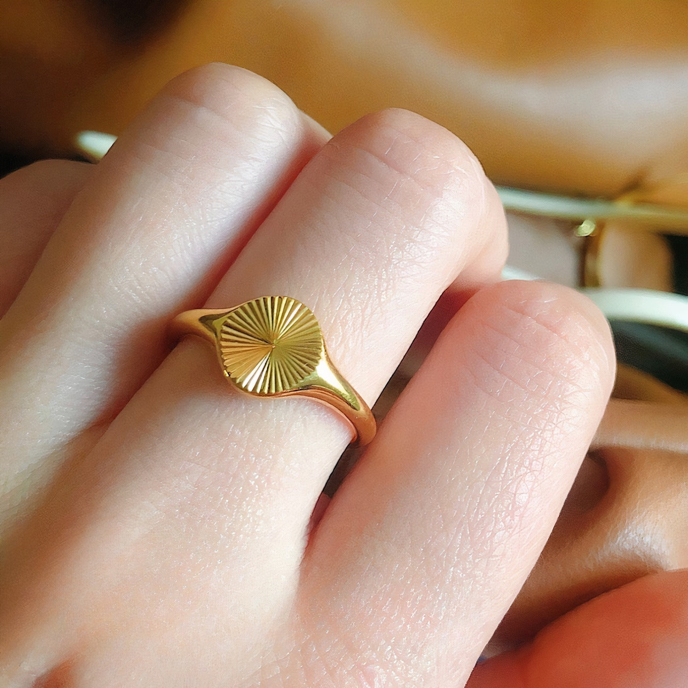 Sun Signet Ring
