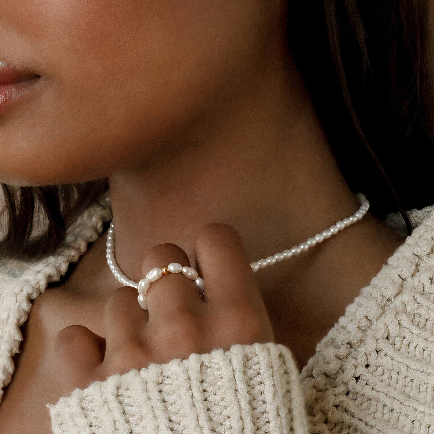 Infinity Pearl Ring