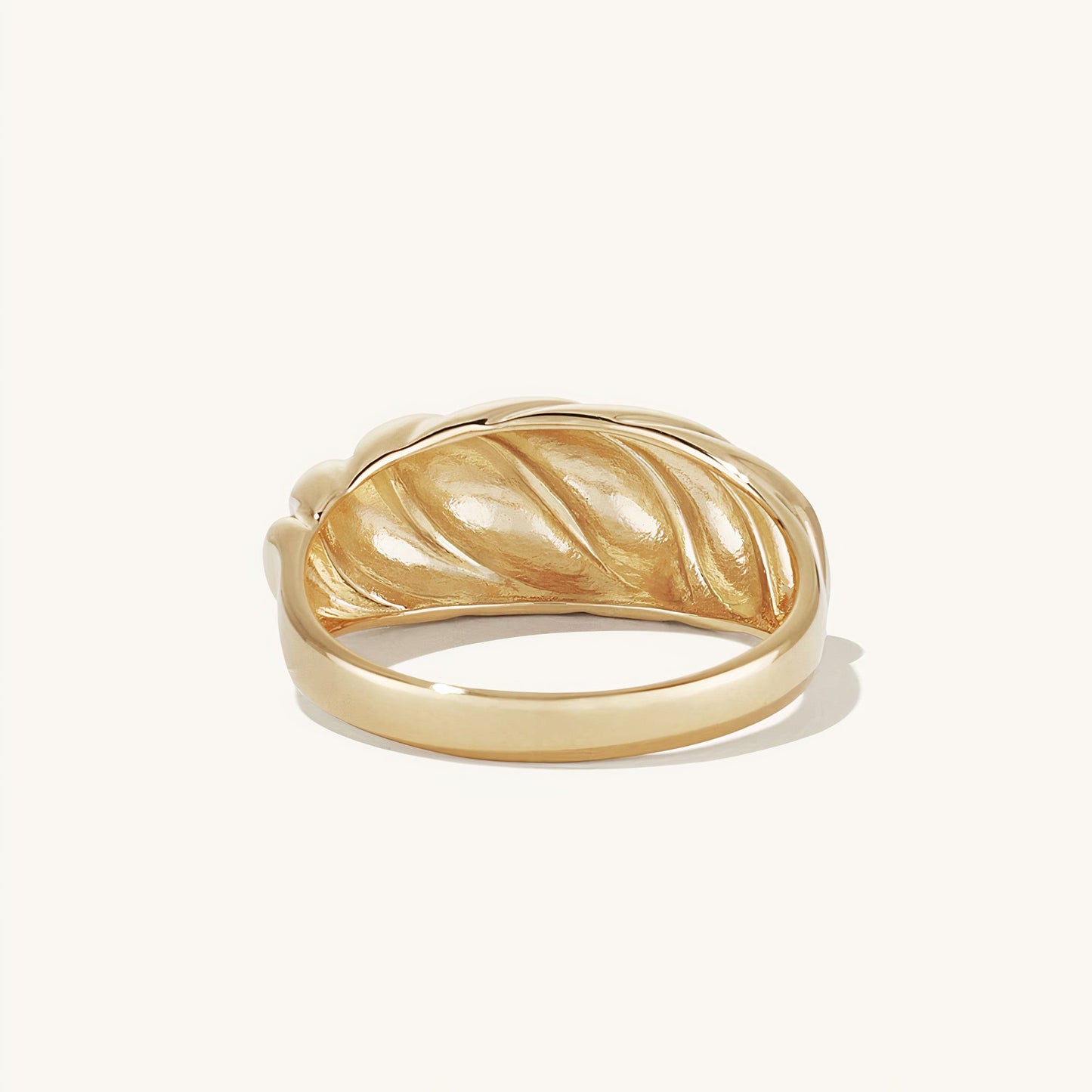 Twisted Croissant Ring
