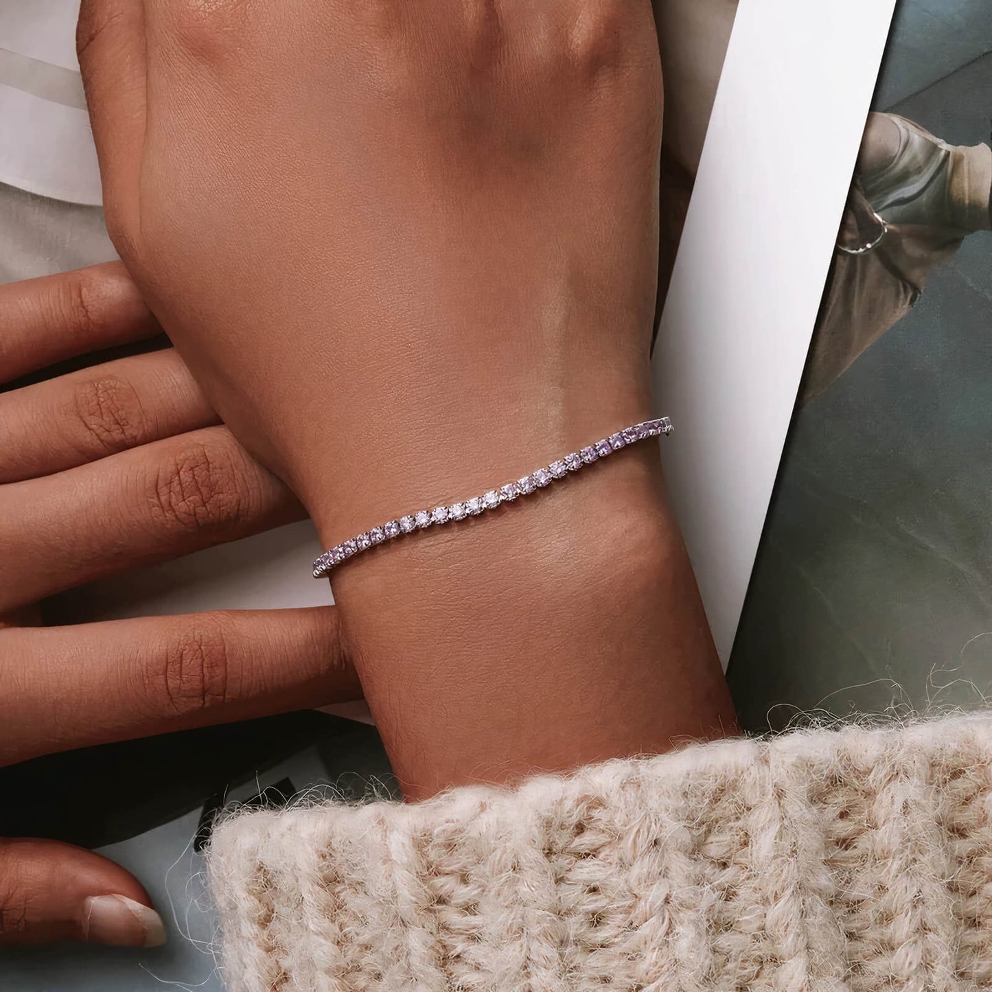 Never Basic Tennis Bracelet