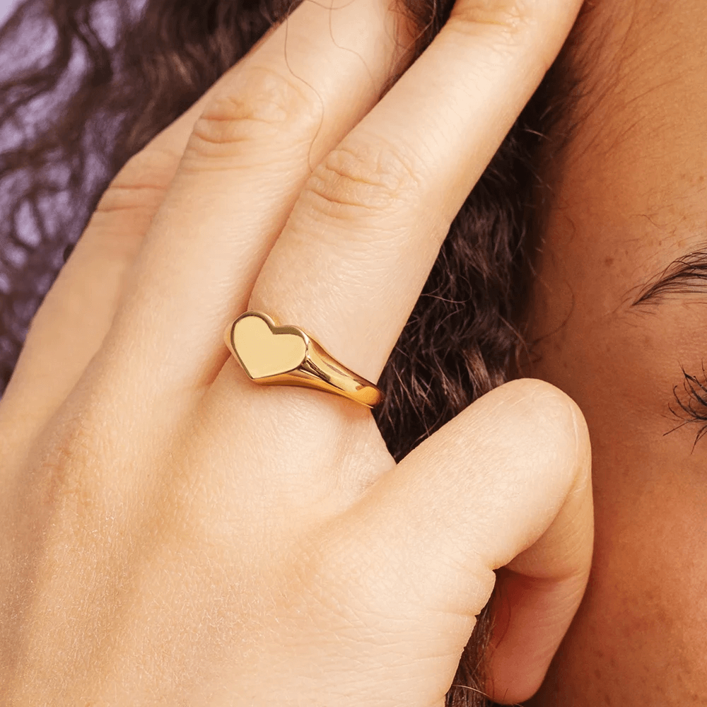 Heart Signet Ring