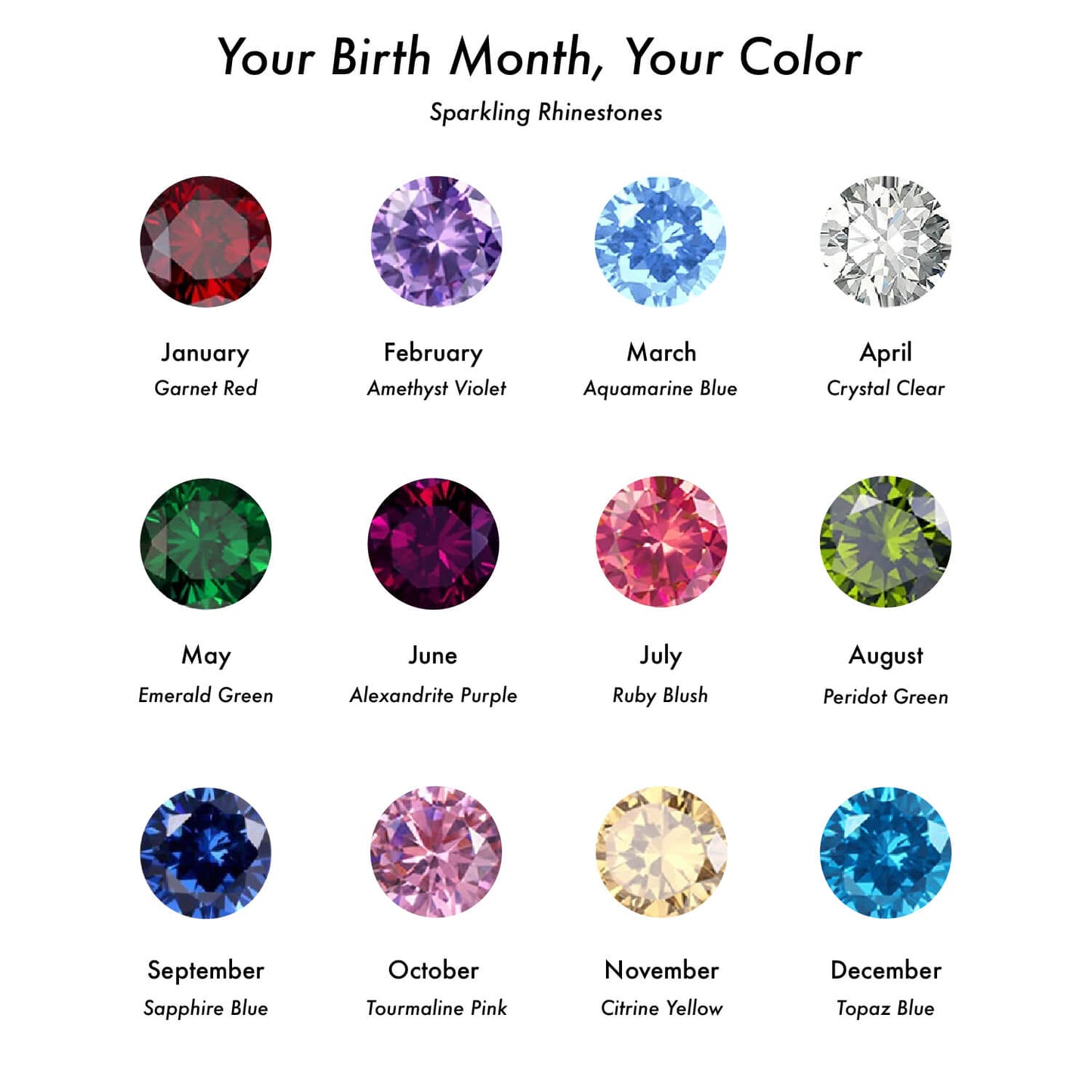 Bloom & Birthstone Charm