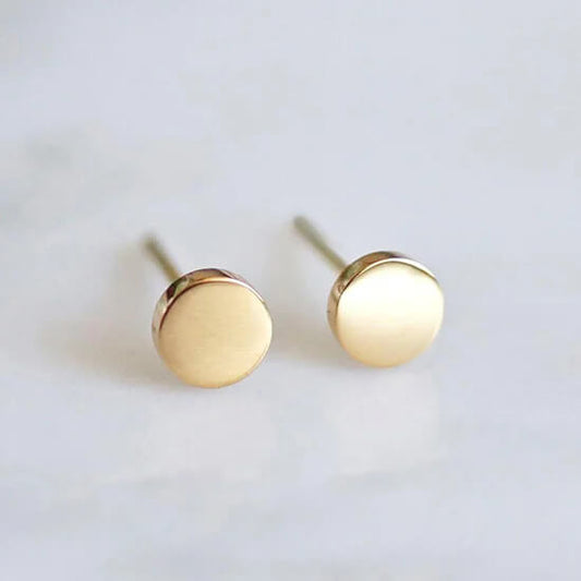 Circle Stud Earrings