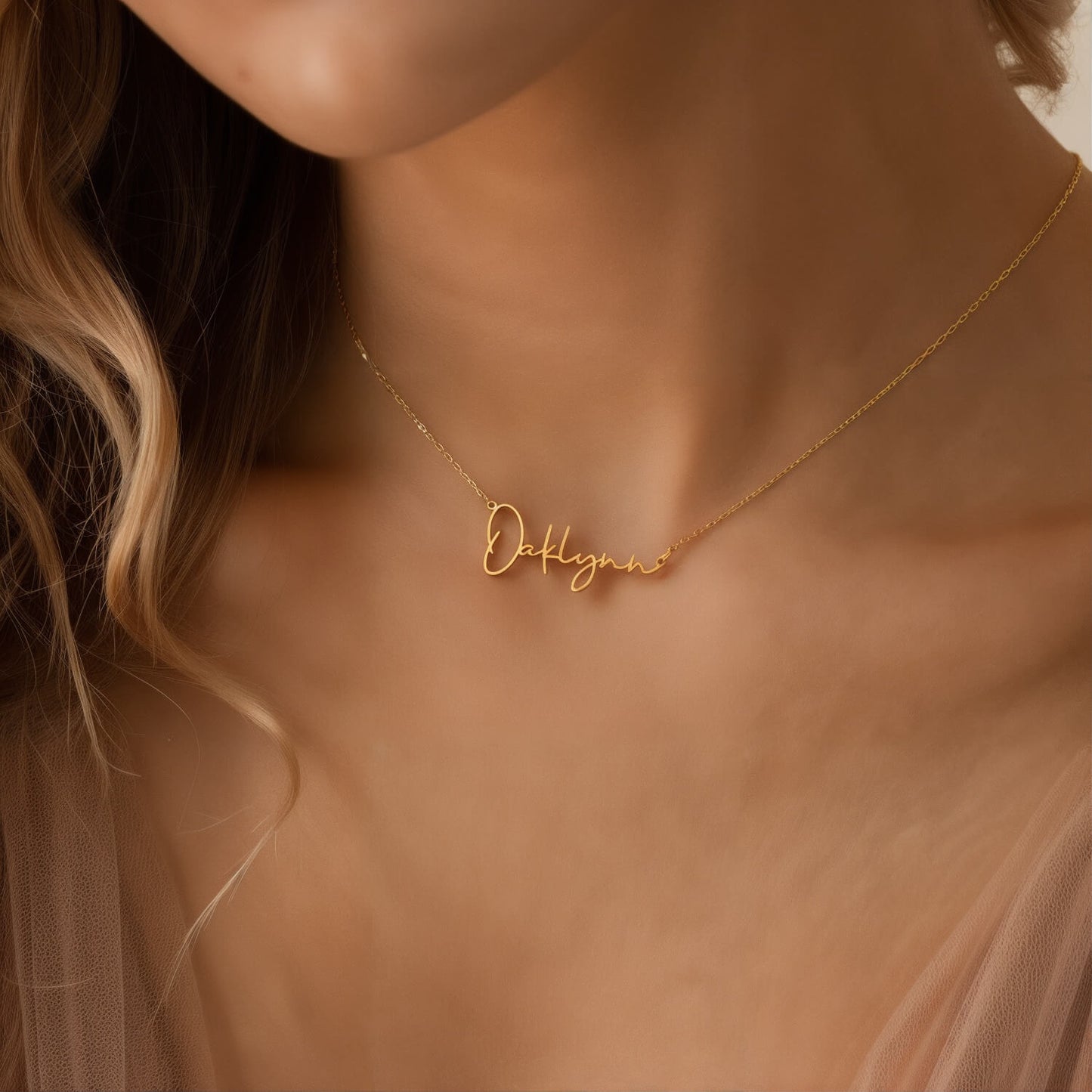 Custom Cursive Name Necklace