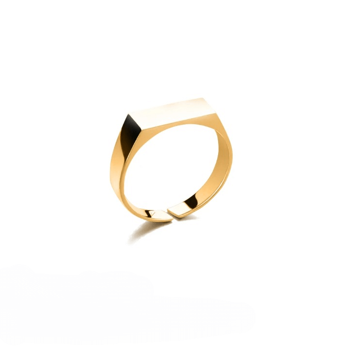 Custom Men's Engravable Signet Ring