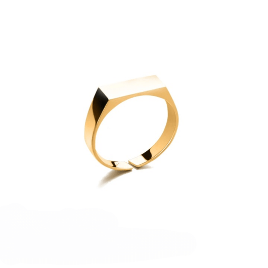 Custom Men's Engravable Signet Ring