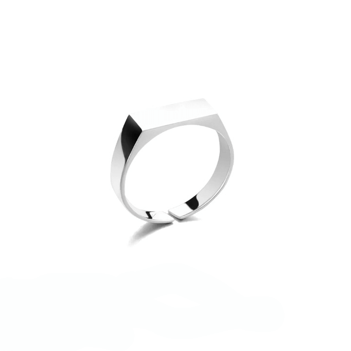 Custom Men's Engravable Signet Ring