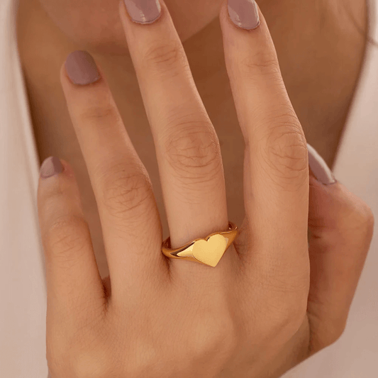 Heart Signet Ring