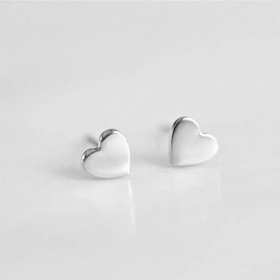 Heart Stud Earrings