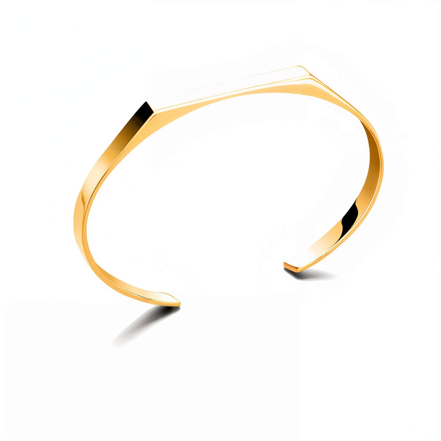 Custom Men's Engravable Signet Cuff Bracelet