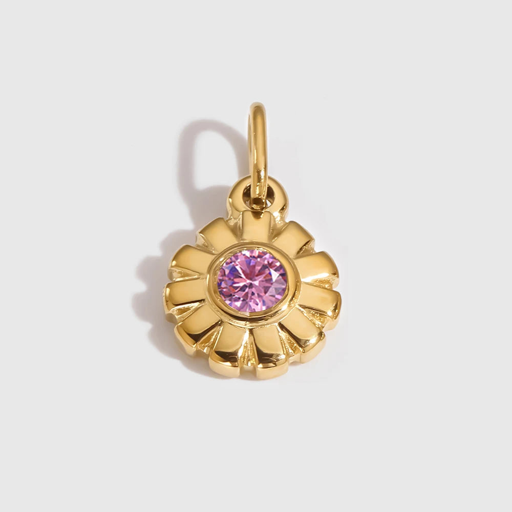 Bloom & Birthstone Charm