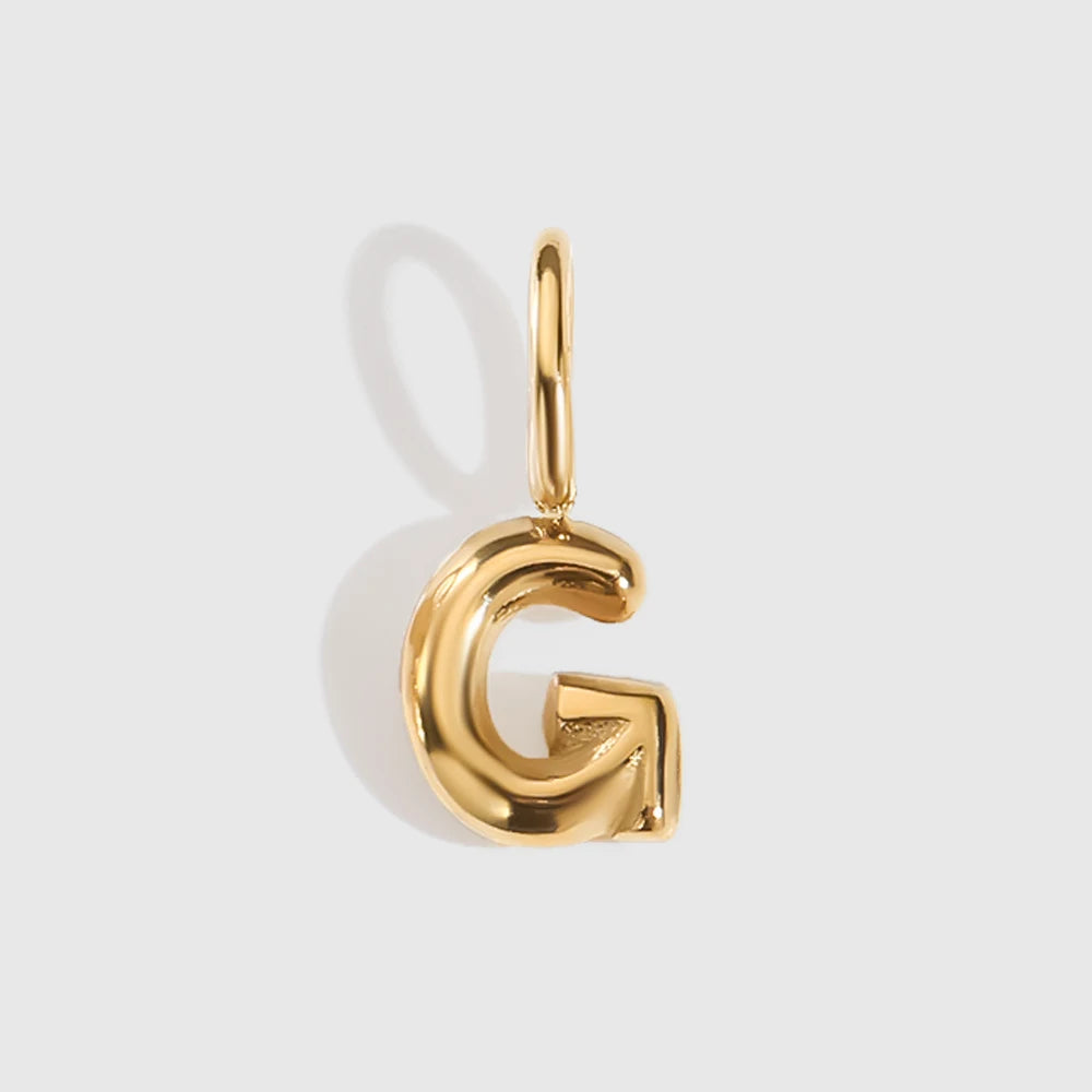 Bubble Letter Charm
