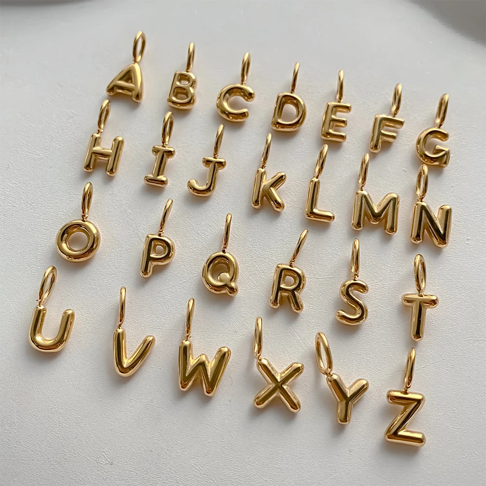 Bubble Letter Charm