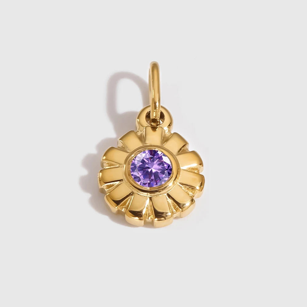 Bloom & Birthstone Charm