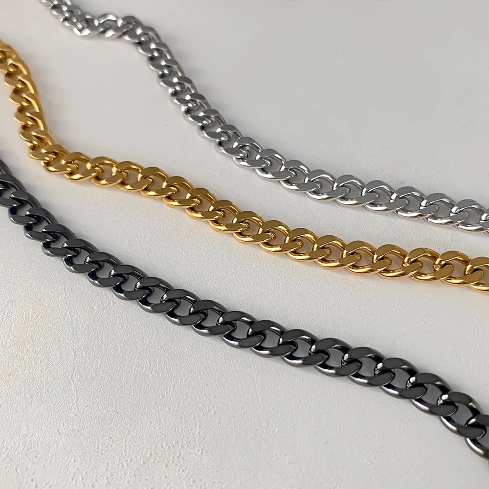 Mens Curb Chain Necklace