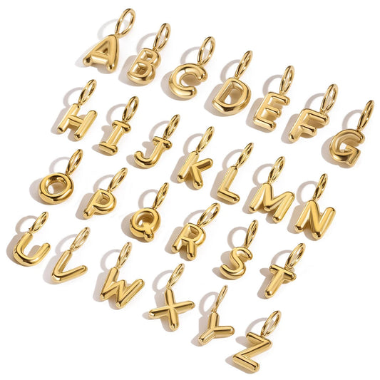 Bubble Letter Charm
