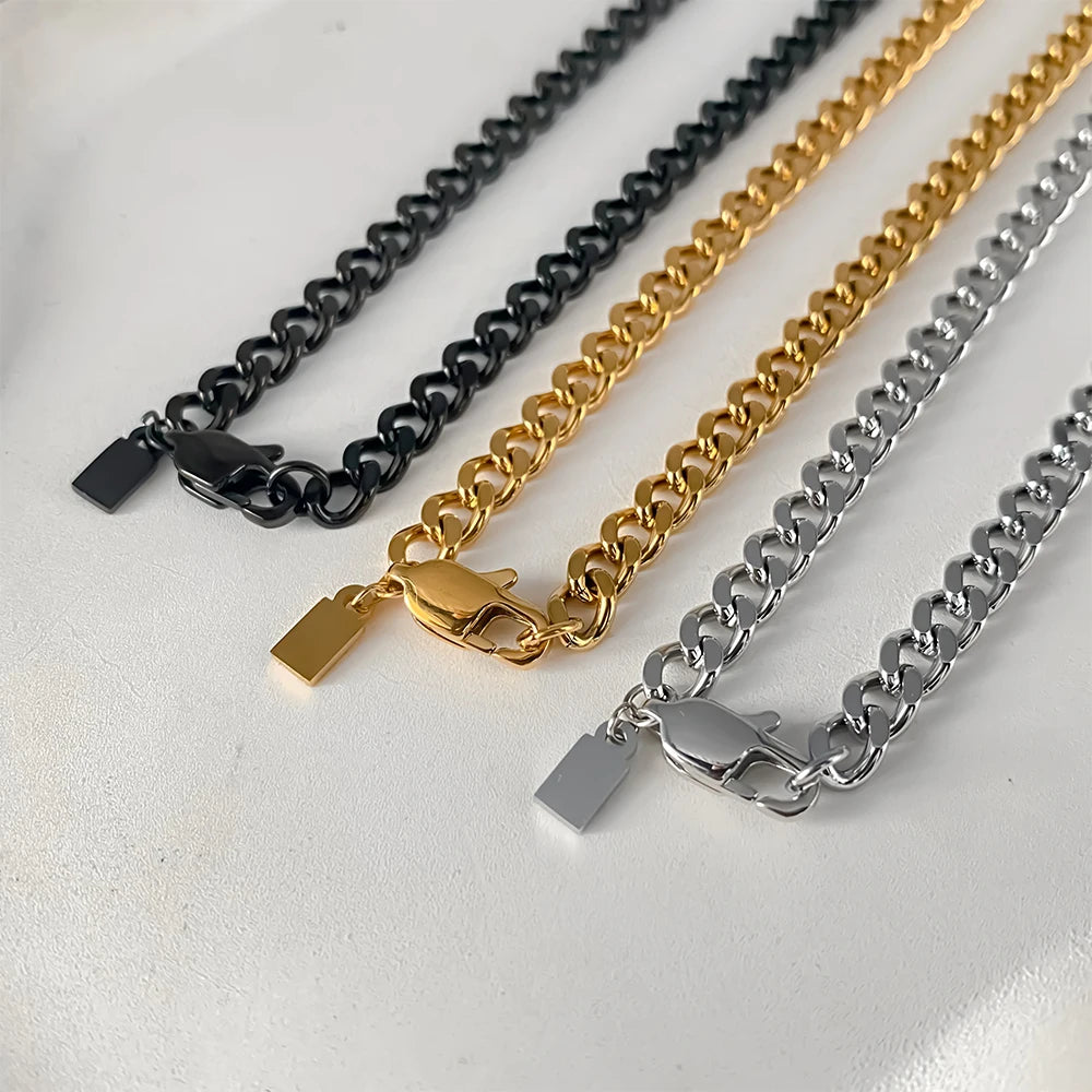 Mens Curb Chain Necklace