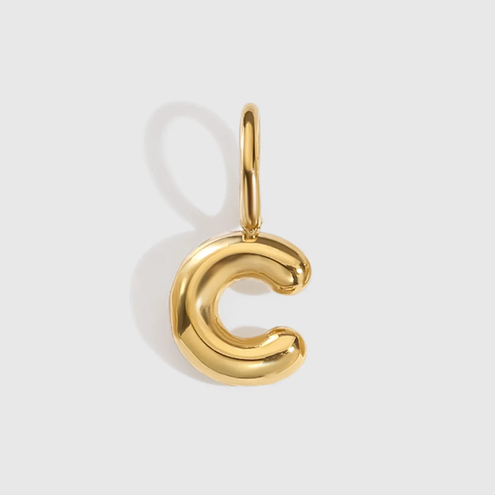 Bubble Letter Charm