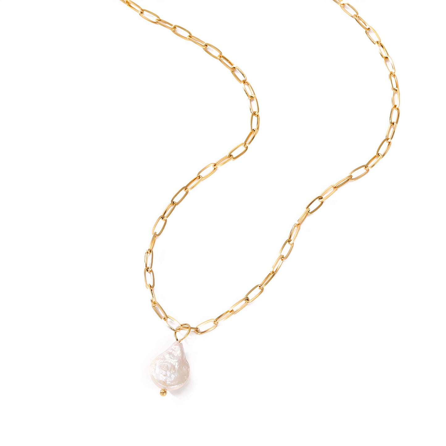 Baroque Pearl Pendant Necklace