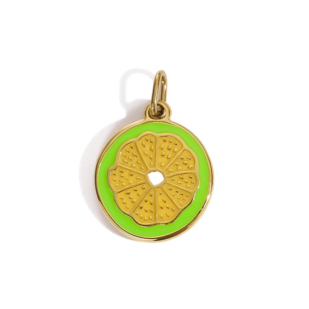 Assorted Gold Fruit and Vegetable Charm