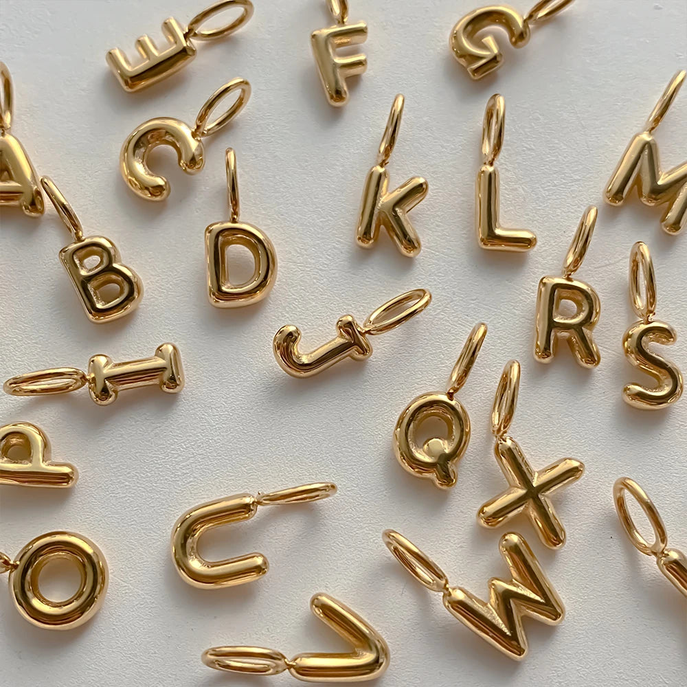 Bubble Letter Charm