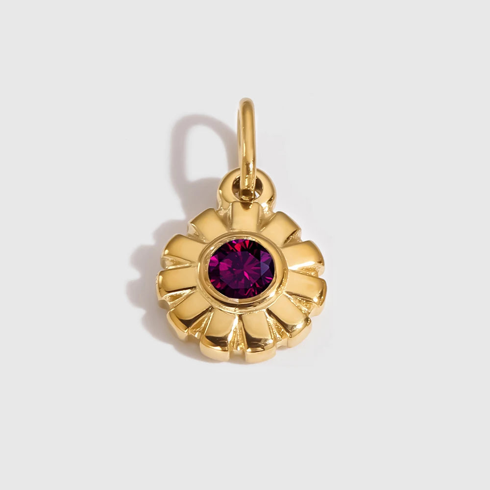 Bloom & Birthstone Charm
