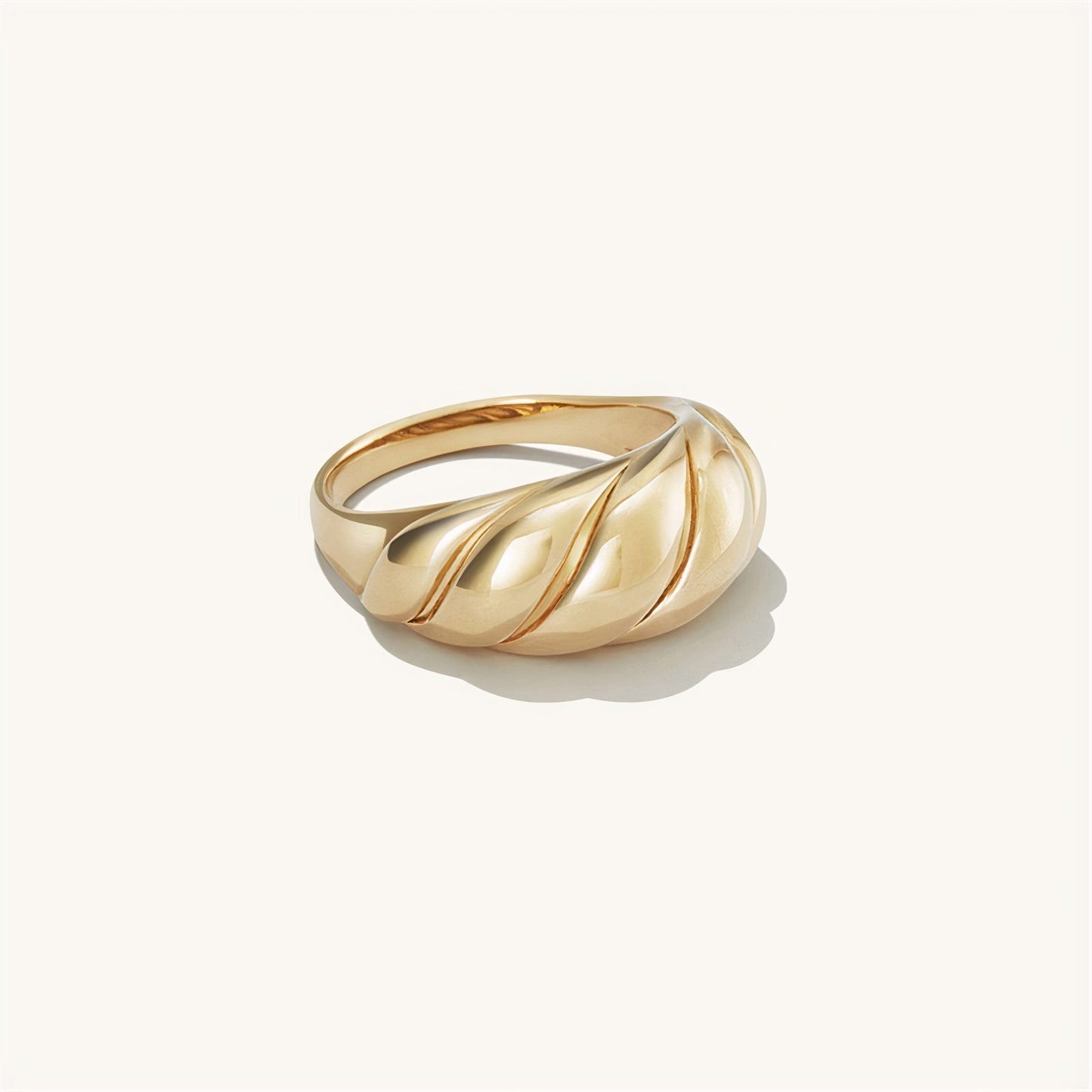 Twisted Croissant Ring