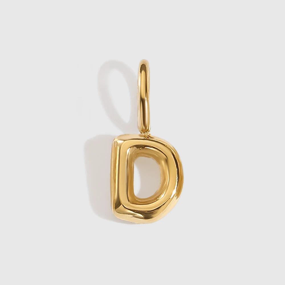 Bubble Letter Charm