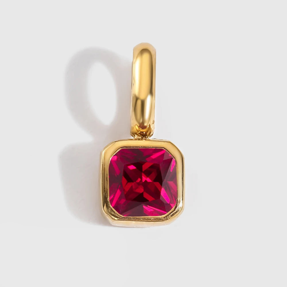 Birthstone Block Charm