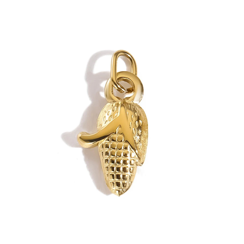 Assorted Gold Fruit and Vegetable Charm