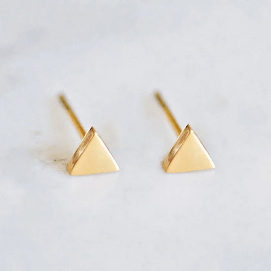 Triangle Stud Earrings