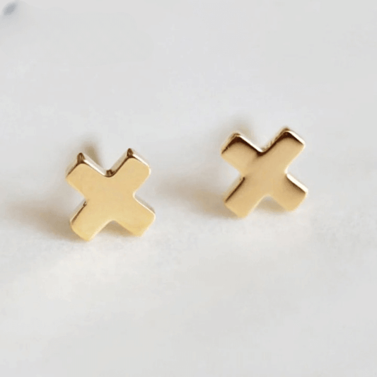 X Stud Earrings