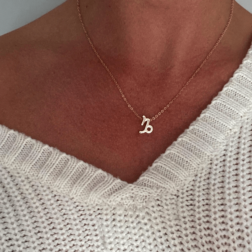 Zodiac Symbol Charm Necklace ~
