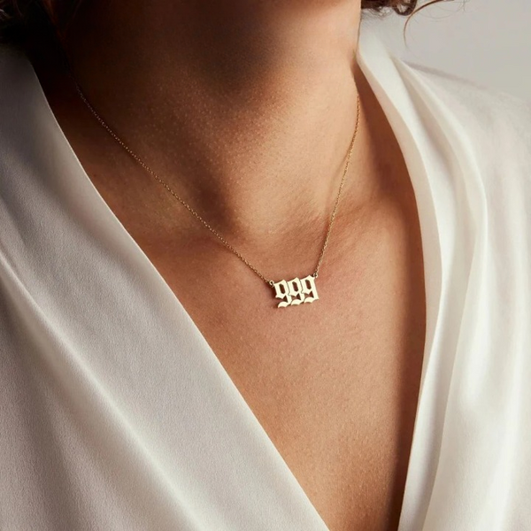 Angel Numbers Necklace – Lucky Bear & Co.
